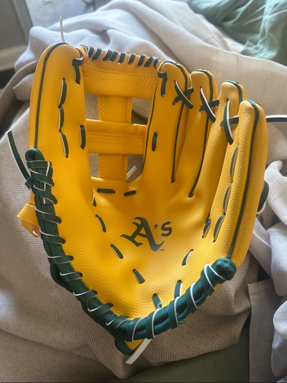 Oakland A's Baseball Glove Memorabilia